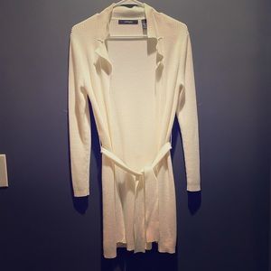 Cream colored full sleeve cardigan